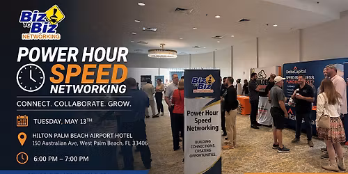 Biz To Biz Power Hour Speed Networking At The Palm Beach Business Expo