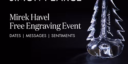 Engraving Event with Simon Pearce