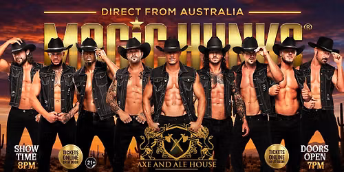 Nov 4th: Bristol, VA - MAGIC HUNKS AUSTRALIA TAKEOVER at Axe & Ale