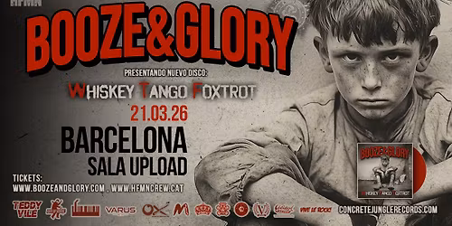 BOOZE AND GLORY @ Sala Upload, BARCELONA