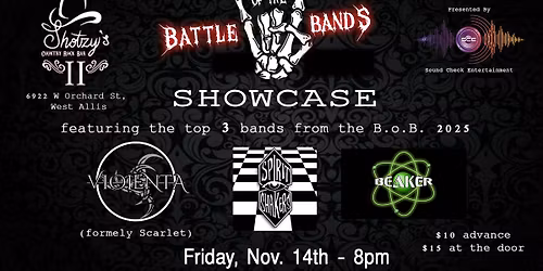 Battle of the Bands Showcase: The Top 3 Take the Stage!