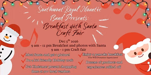 Breakfast with Santa and Craft Fair  