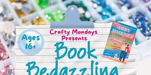 Crafty Mondays-Book Bedazzling