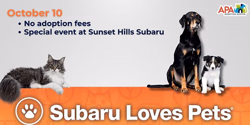 Subaru Loves Pets Event