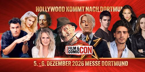 German Film Comic Con Dortmund 2026 - offiziell