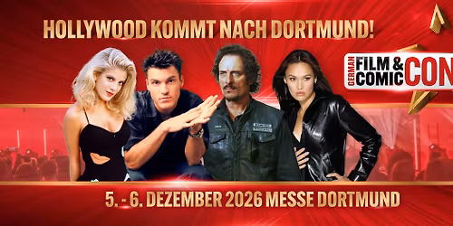 German Film Comic Con Dortmund 2026 - offiziell
