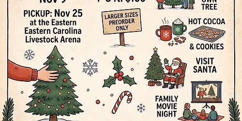 Eastern Carolina Alumni Christmas Tree Lot