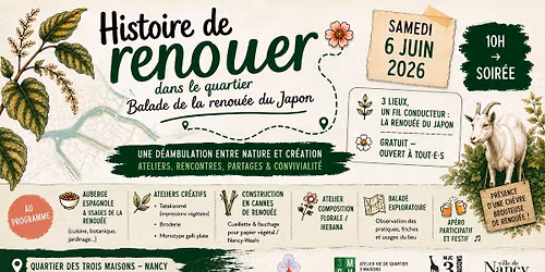 \ud83c\udf3f Histoire de renouer\u2026 dans le quartier Balade de la renou\u00e9e du Japon
