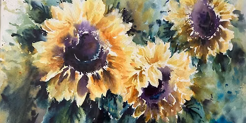Watercolour workshop- Sensational Sunflower \ud83c\udf3b 
