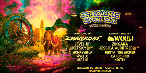 Carolina Open Air l April 24-25 l Blackbox CLT