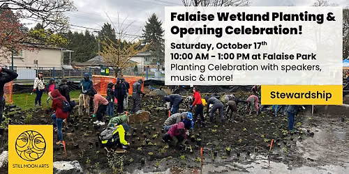 Falaise Park Community Wetland Planting