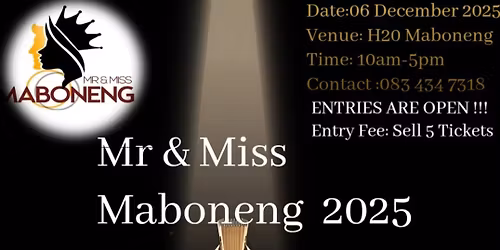 Mr& Miss Maboneng Competition