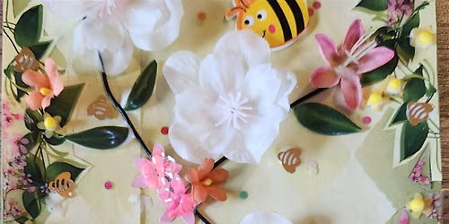 National Honeybee Day art with Bonnie Dahl