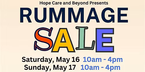 Rummage Sale Fundraiser