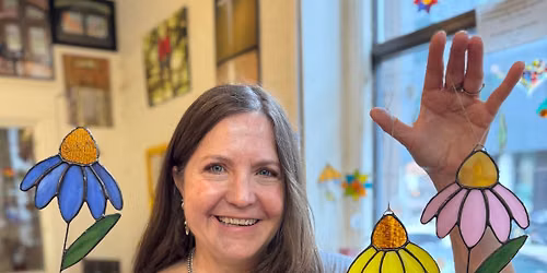 Coneflower Stained Glass Workshop - 1 SPOT LEFT!