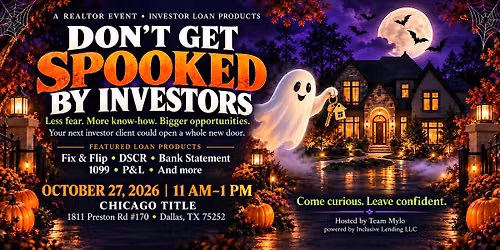 Don't Get Spooked By Investors!