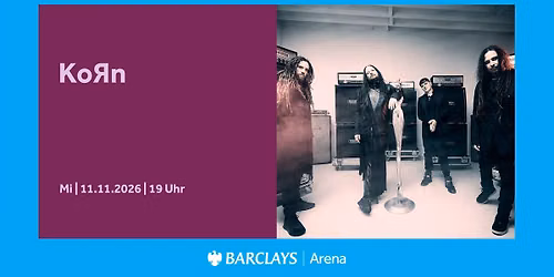 Ko\u042fn -EUROPE TOUR 2026 | Barclays Arena Hamburg