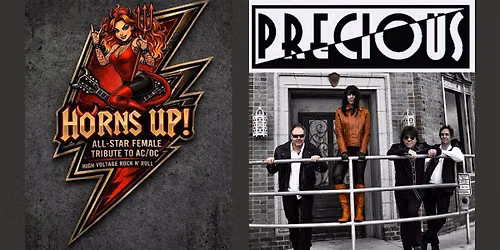 "BACK IN BRASS" w\/ Female Fronted Tributes to AC\/DC & The PRETENDERS!