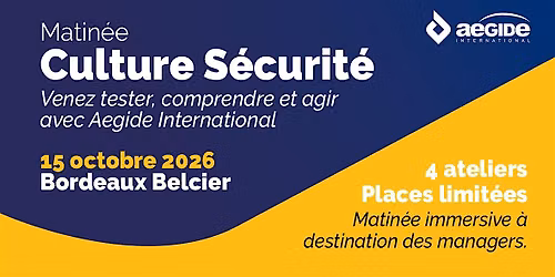 Matin\u00e9e culture s\u00e9curit\u00e9