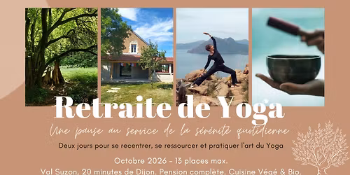 Stage Yoga & M\u00e9ditation - Weekend de retraite