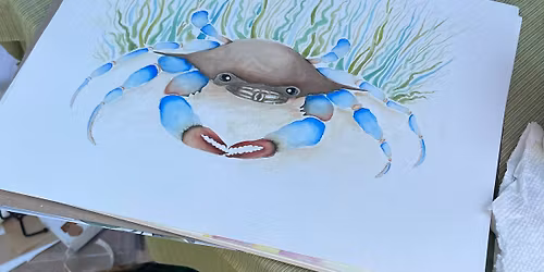 Watercolor Crab Workshop