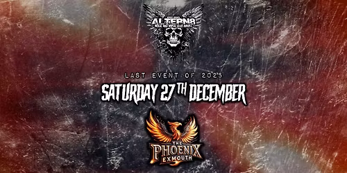 ALTERN8 DEVON - METAL\/ROCK\/ALTERNATIVE CLUBNIGHT - #SATURDAY SESSION