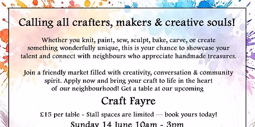 HHCA Craft Fayre 