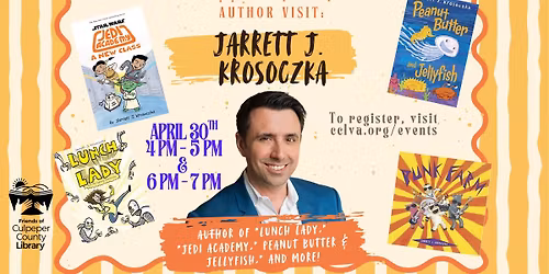 Author Visit at the Library: Jarrett J. Krosoczka