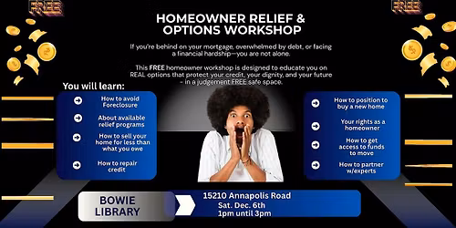 Homeowner Relief & Options Workshop