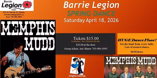 Memphis Mudd - Barrie Legion