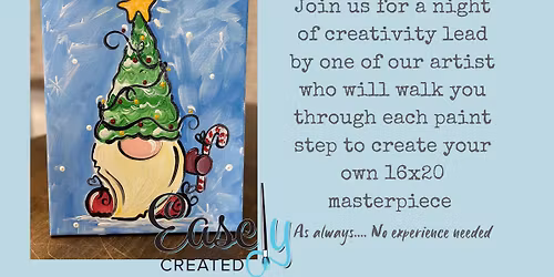 Family Funday Paint Class at Easely Created