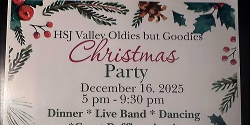 COMMUNITY CHRISTMAS PARTY FOR HSJ OLDIES BUT GOODIES W\/ONE-2-MANY 