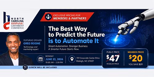 The best way to predict the future is to automate it
