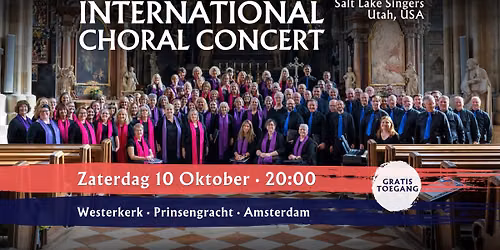 Salt Lake Singers at Westerkerk in Amsterdam