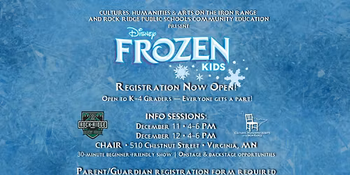 Frozen KIDS Info Session & Auditions
