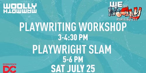 Playwriting Workshop & Playwright Slam