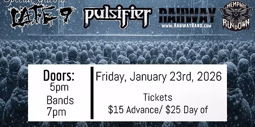 North East Invasion Tour w\/ Scotty Austin, Late 9, Pulsifier, RAHWAY Band, & Memphis Rundown