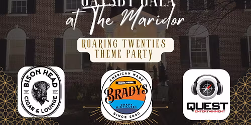 The Gatsby Gala at The Maridor: Roaring Twenties Theme Party 