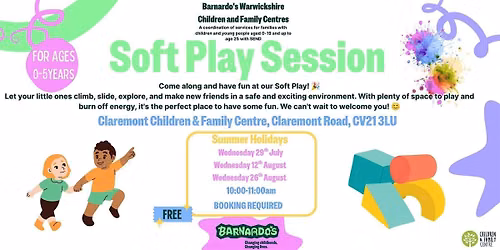 Soft Play Session - Summer Holidays