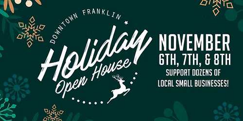 Downtown Franklin Holiday Open House