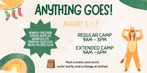 \u2600\ufe0f Gymnastics Summer Camp \u2600\ufe0f - Anything Goes