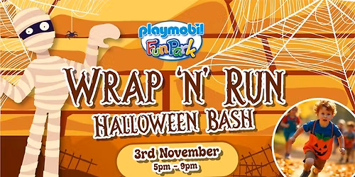 Wrap \u2018N\u2019 Run Halloween Bash
