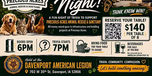 Trivia Night Fundraiser
