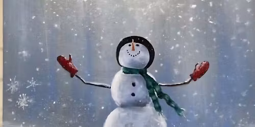 Snowman Guided Paint Class
