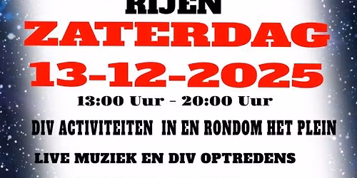 Kerstmarkt Wilhelminaplein Rijen