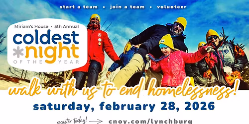 Coldest Night of the Year - Lynchburg