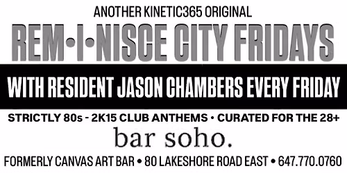 REM\u2022I\u2022NISCE CITY FRIDAYS \u2022 OCTOBER 23RD \u2022 FEAT RESIDENT JASON CHAMBERS