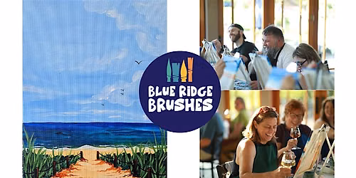 Paint + Sip: "Peaceful Beach Path" at Hazy Mountain Vineyards & Brewery