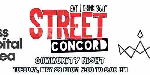 COMMUNITY NIGHT AT STREET CONCORD