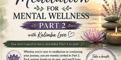 Meditation for Mental Wellness in West Palm Beach | Hosted by Kalimba Love